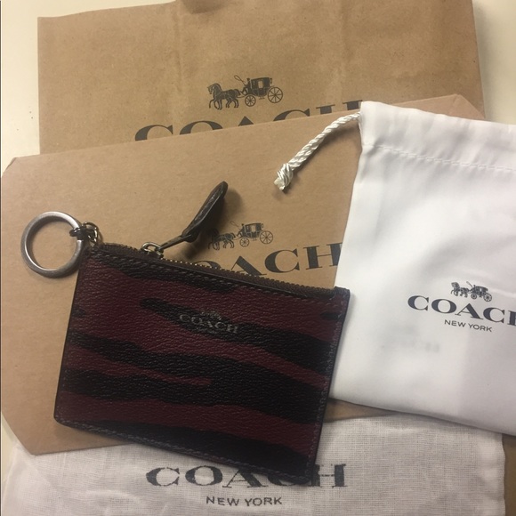 coach skinny mini ID card holder and keychain - Picture 3 of 5